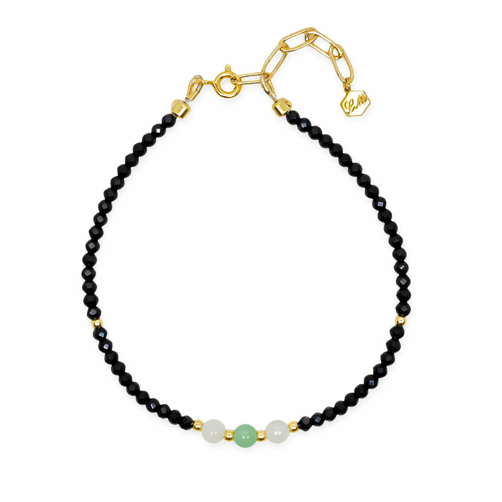Jade & Onyx Bracelet – La Meno