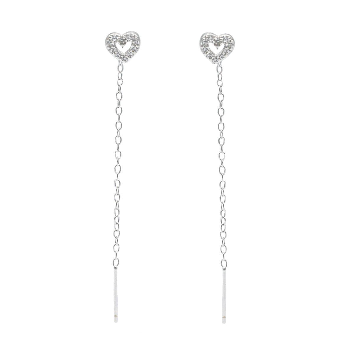 Chained Affection Thread Earrings