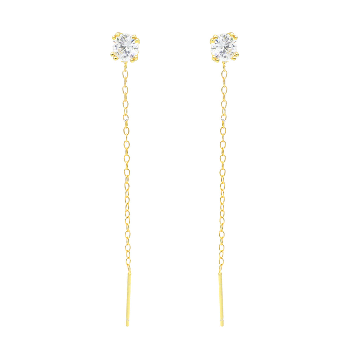 Infinite Spark Thread Earrings