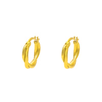 Intertwine Huggie Earrings