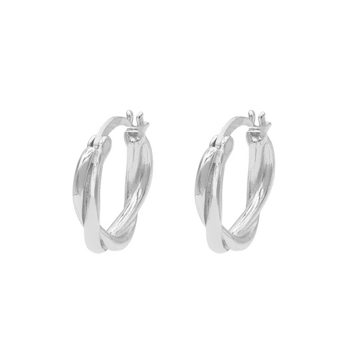 Intertwine Huggie Earrings