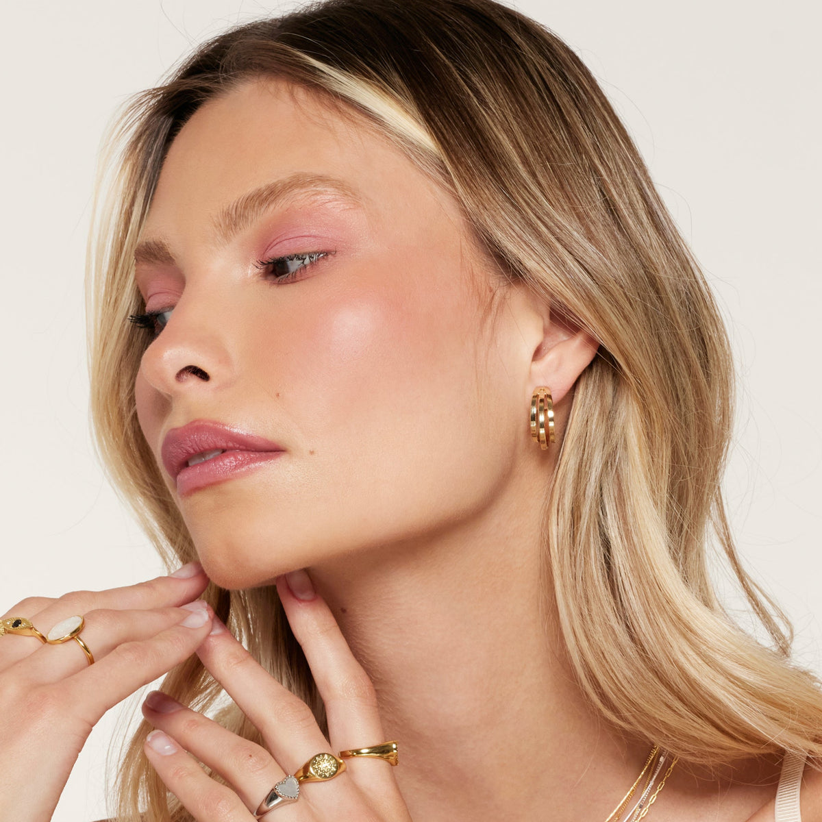 Graceful Arc Earrings