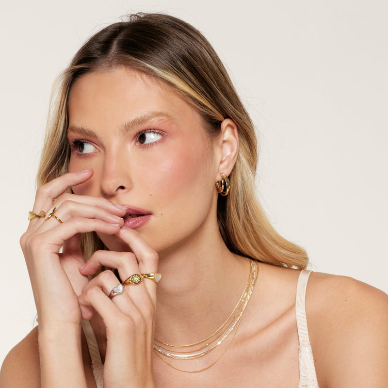 Graceful Arc Earrings