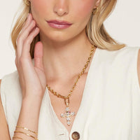 Prismatic Cross Necklace