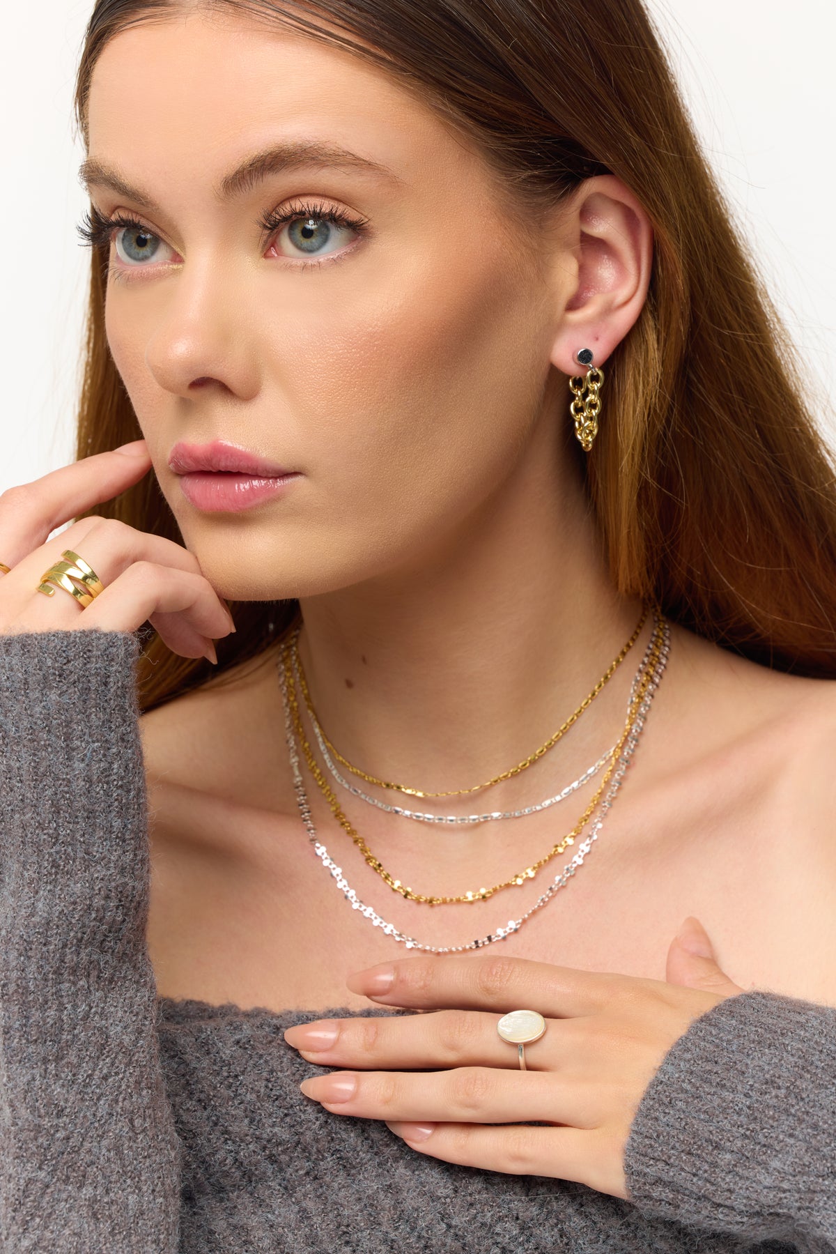 Chain Fusion Earrings