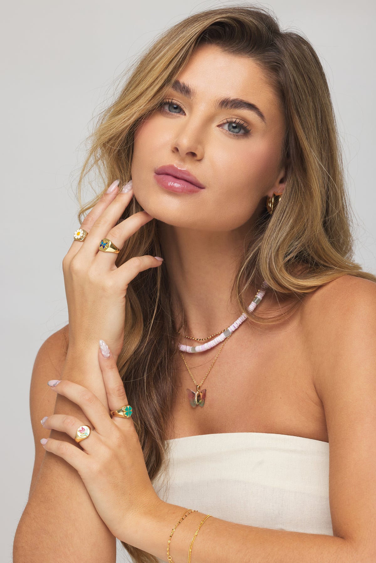 Flutter Fantasy Layer Necklace