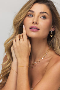 Heart & Stone Earrings