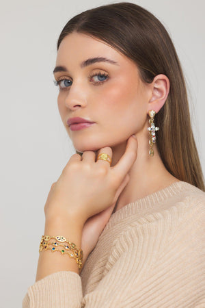 Mosaic Dual-Style Earrings