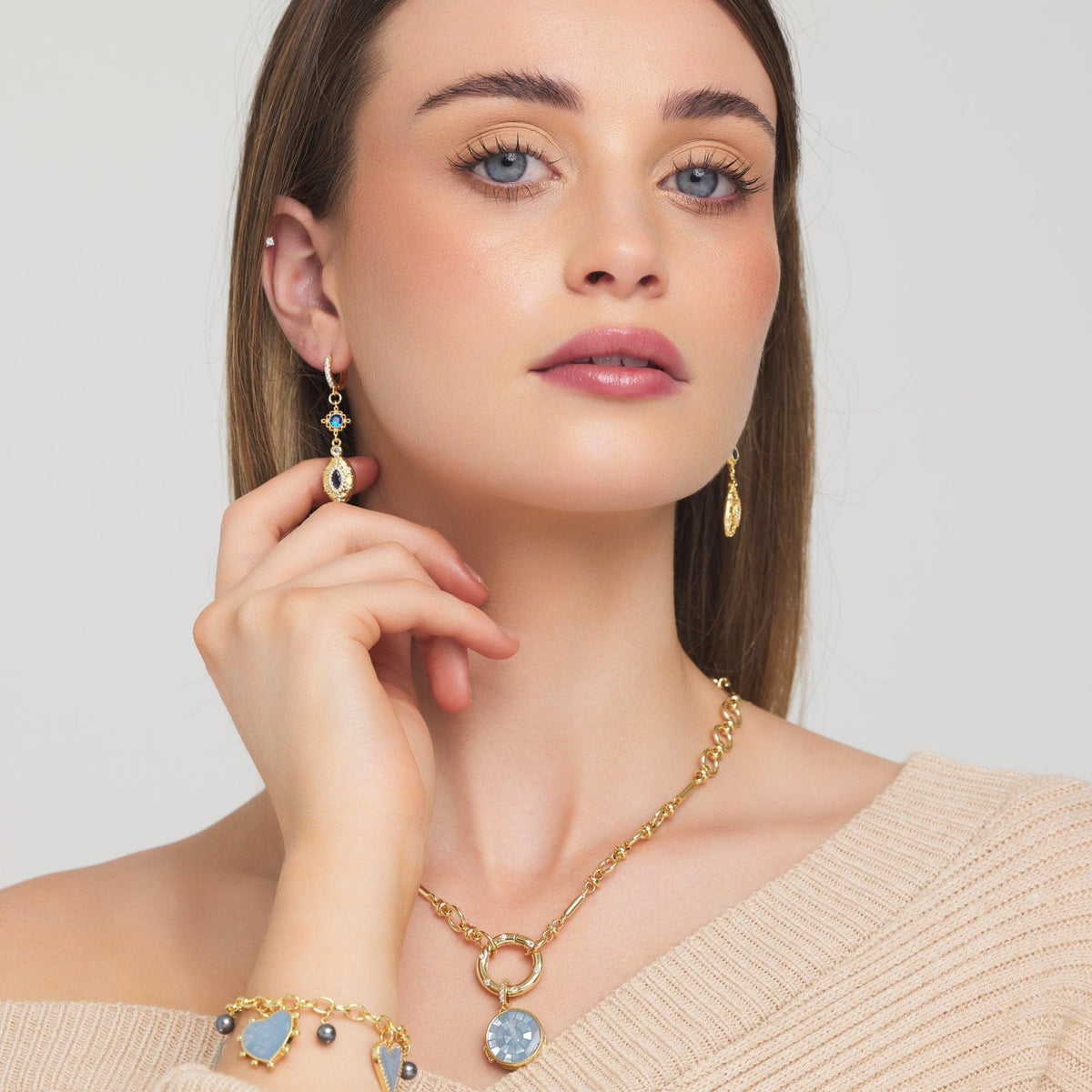Mosaic Locket Necklace
