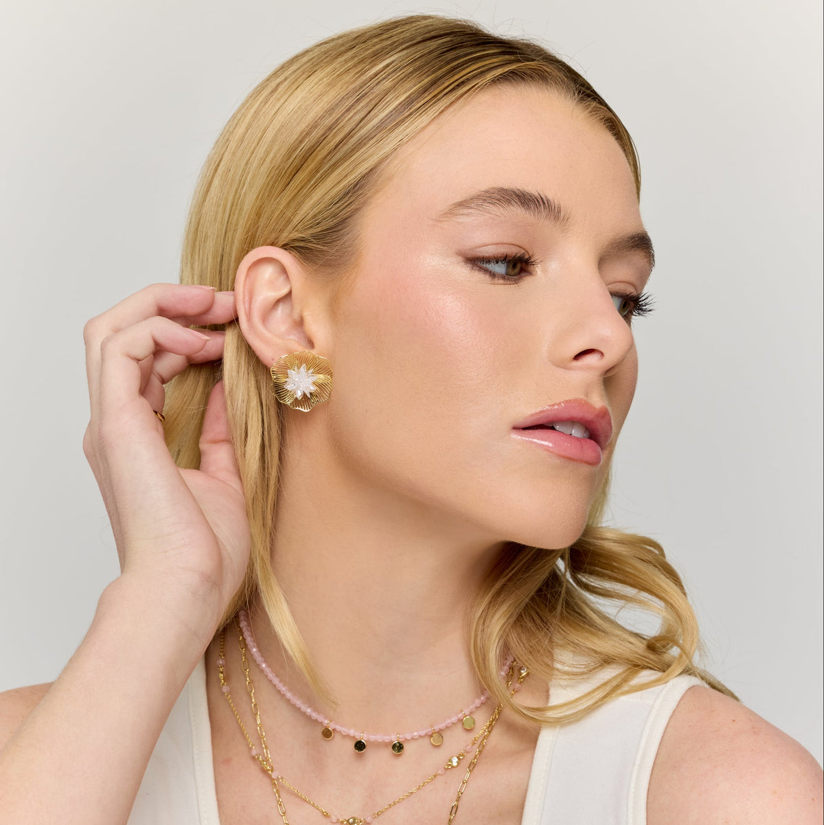 Golden Bloom Earrings
