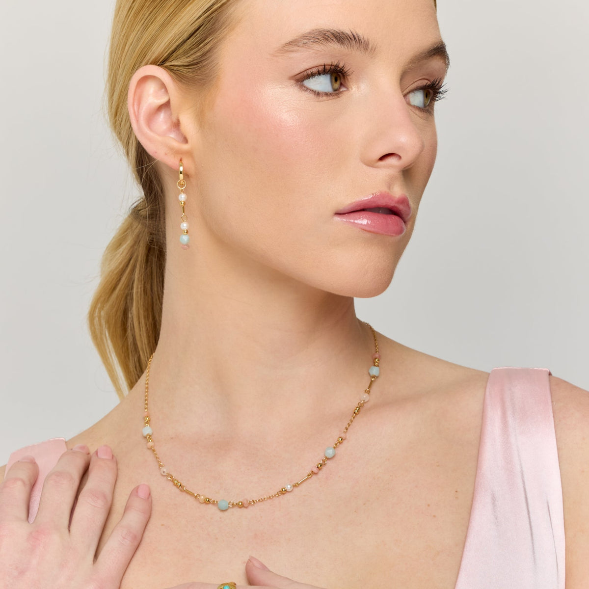 Pastel Pearl Earrings