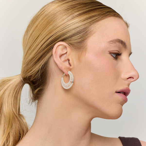 Kaleidoscope Hoop Earrings