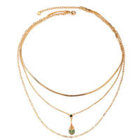 Jadewing Layer Necklace