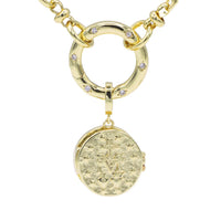 Mosaic Locket Necklace