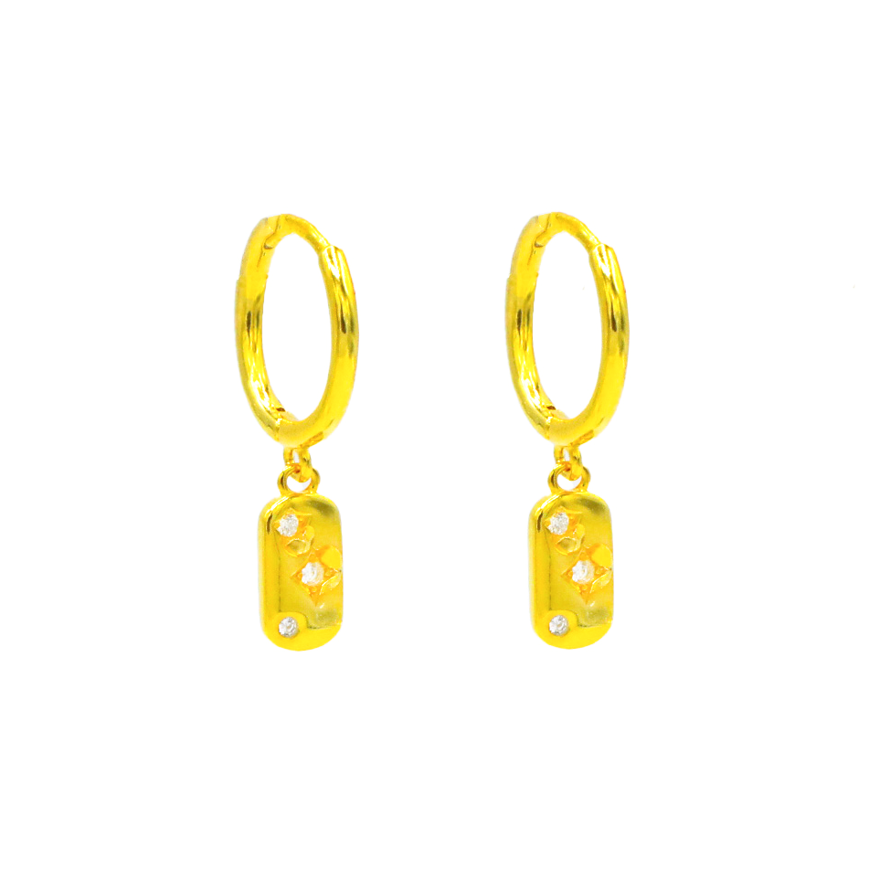 Stars Aligned Hoop Earrings