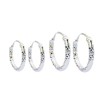 Linear Luxe Hoop Earrings