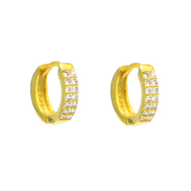 Eternal Spark Hoop Earrings