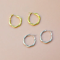 Intertwine Huggie Earrings