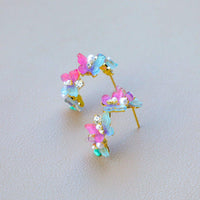 Pearly Butterfly Whispers Earrings