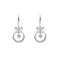 Butterfly Ring Hoop Earrings