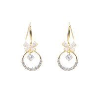 Butterfly Ring Hoop Earrings