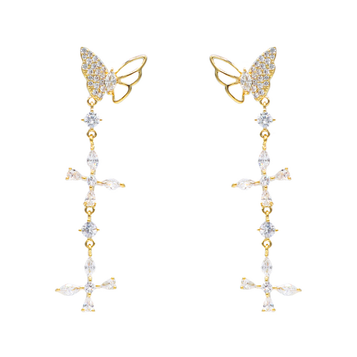 Butterfly Bliss Drop Earrings