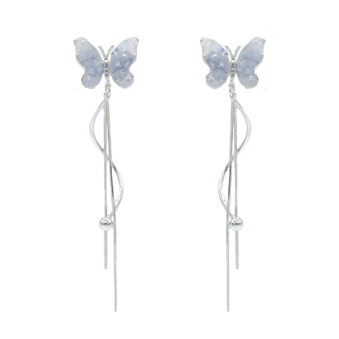 Butterfly Twist Drop Earrings