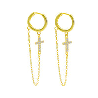 Trinity Cross Earrings