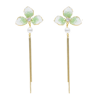 Flower Petal Drop Earring