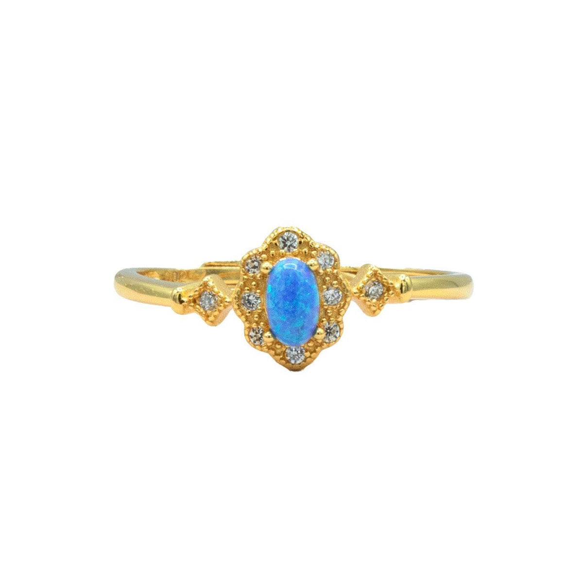Blue Ember Ring