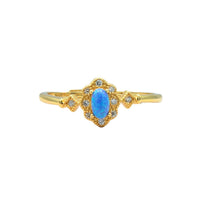 Blue Ember Ring