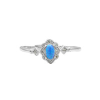 Blue Ember Ring