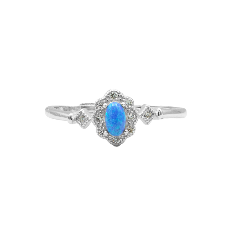 Blue Ember Ring