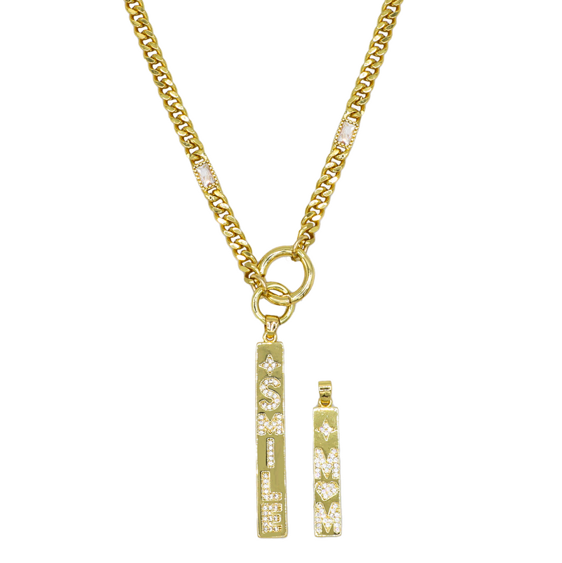 Interchangeable Gleaming Hug Necklace