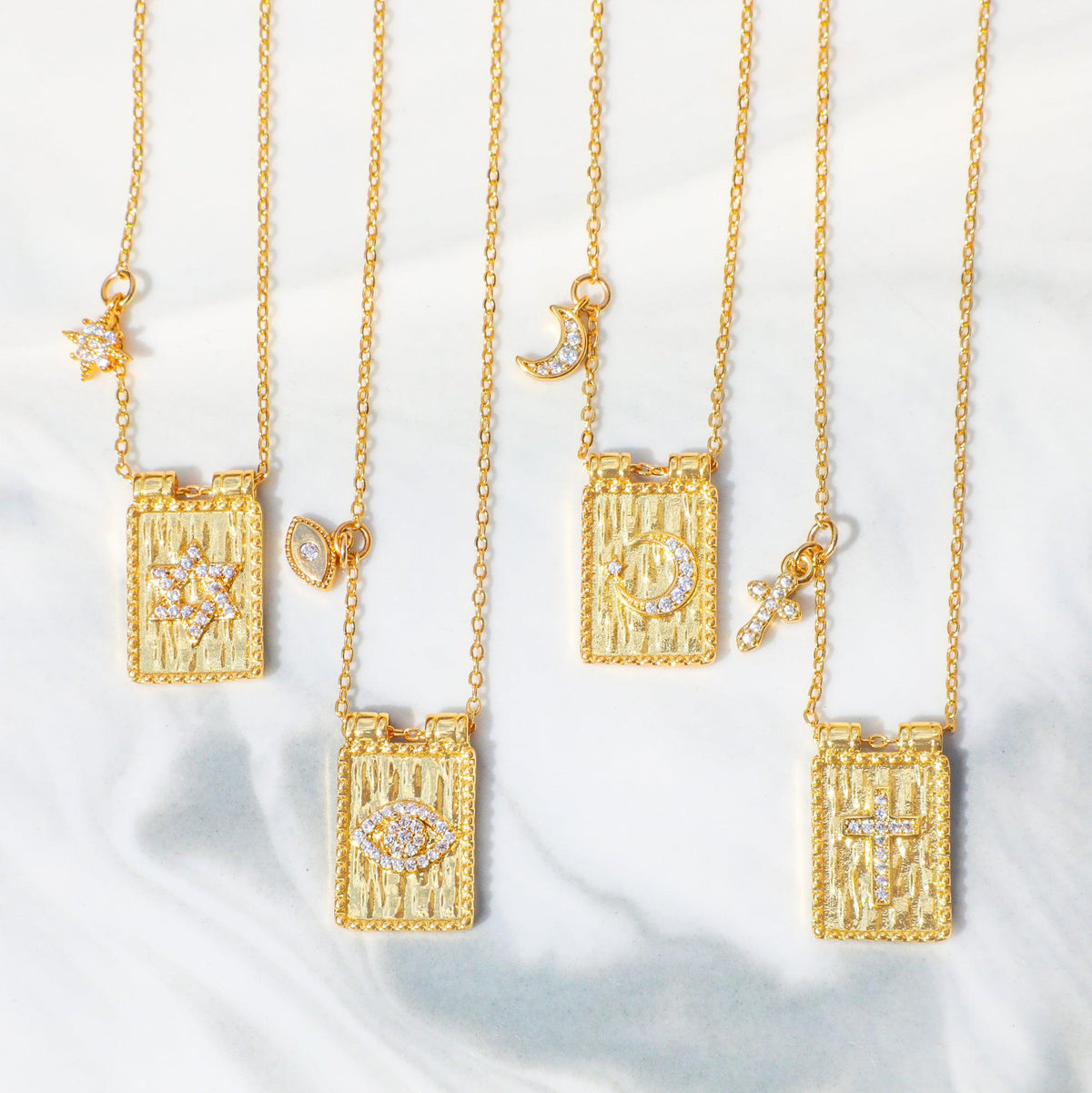 Shimmering Charm Necklace