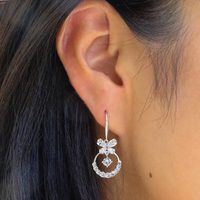 Butterfly Ring Hoop Earrings