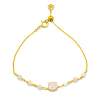 Cat Morganite Bracelet