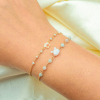 Cat Morganite Bracelet