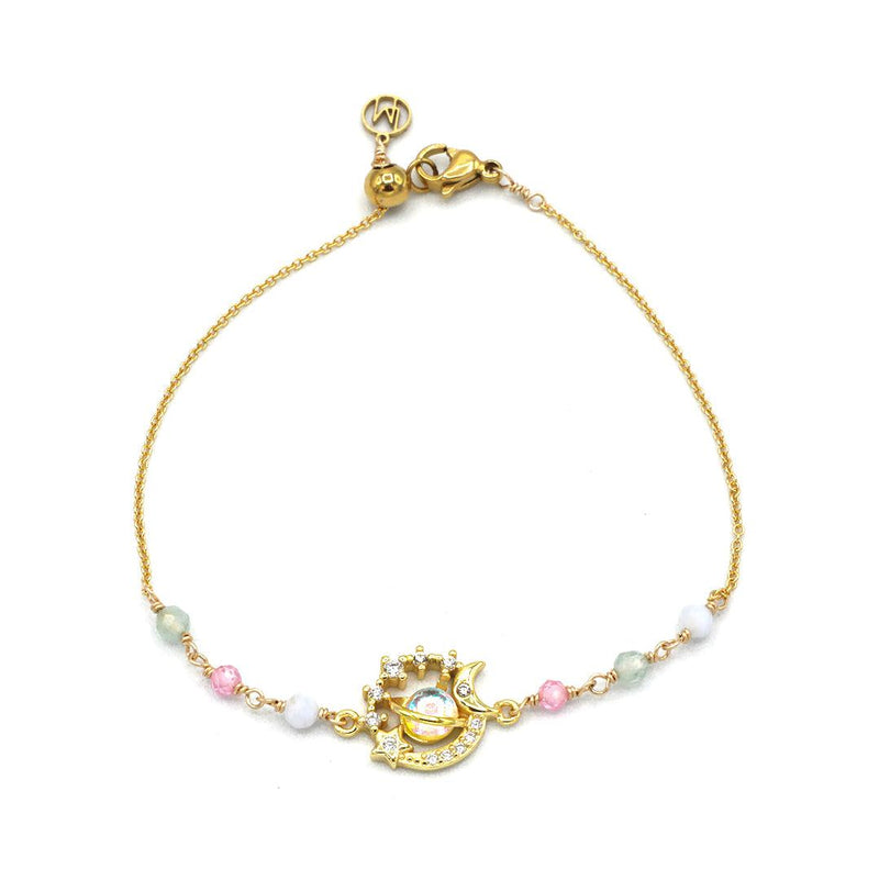 Orbit Morganite Bracelet