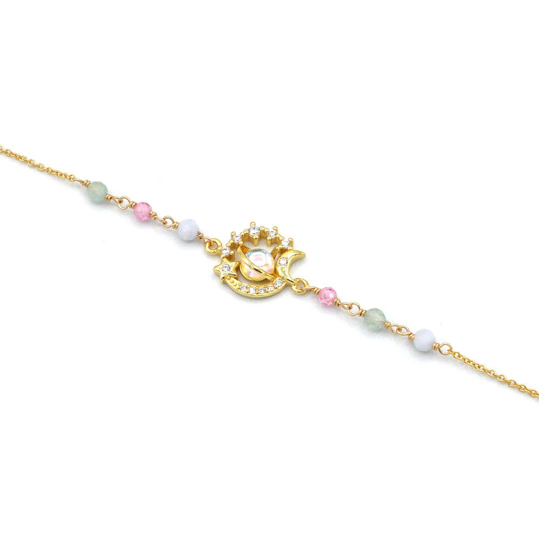 Orbit Morganite Bracelet