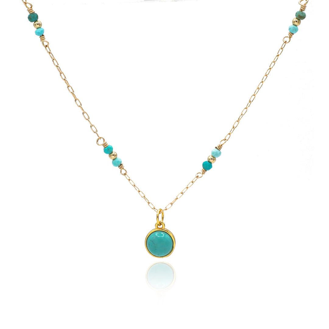 Turquoise Drop Necklace