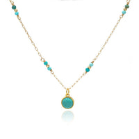 Turquoise Drop Necklace