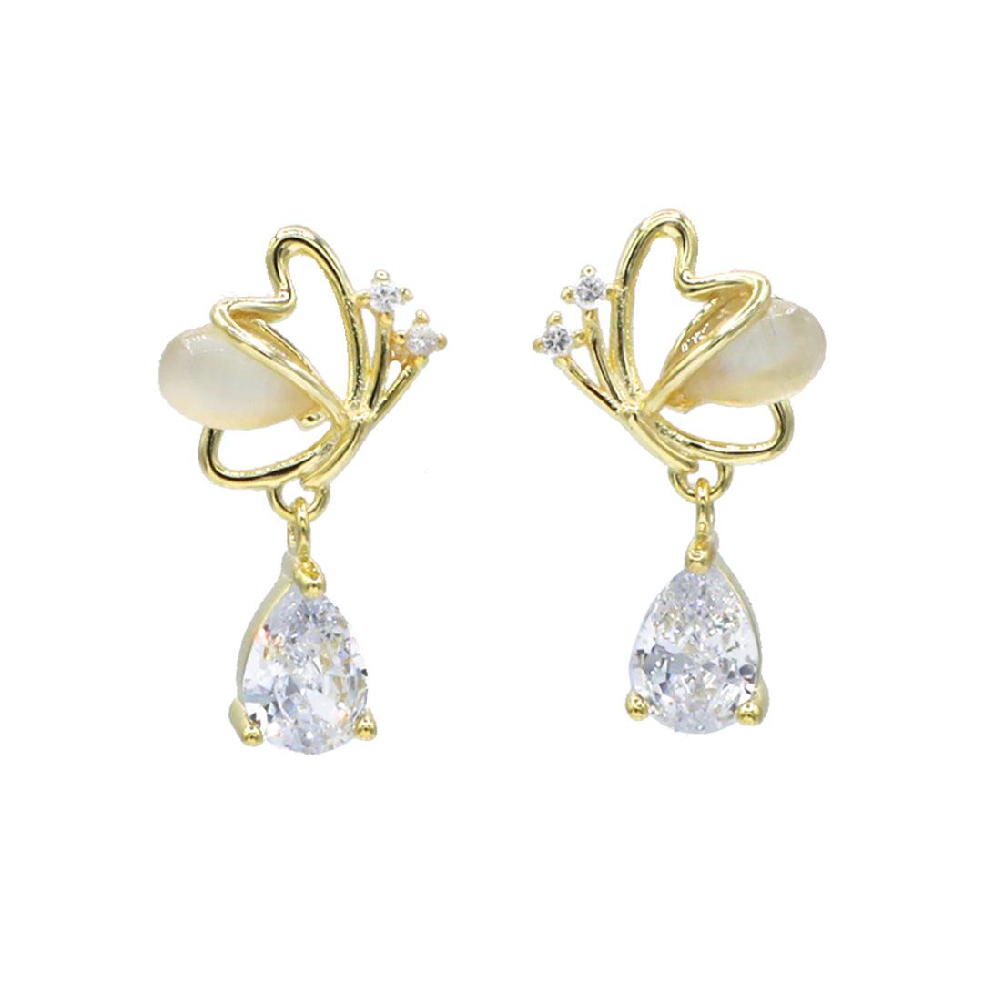 Butterfly Drop Earrings
