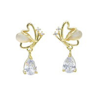 Butterfly Drop Earrings