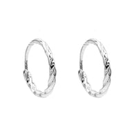 Endless Silver Hoops