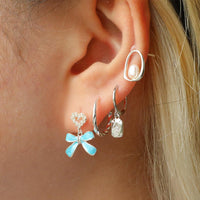 Endless Silver Hoops