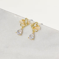 Butterfly Drop Earrings