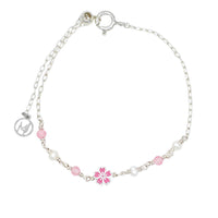 Moonlit Sakura Charm Bracelet