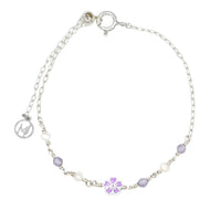 Moonlit Sakura Charm Bracelet