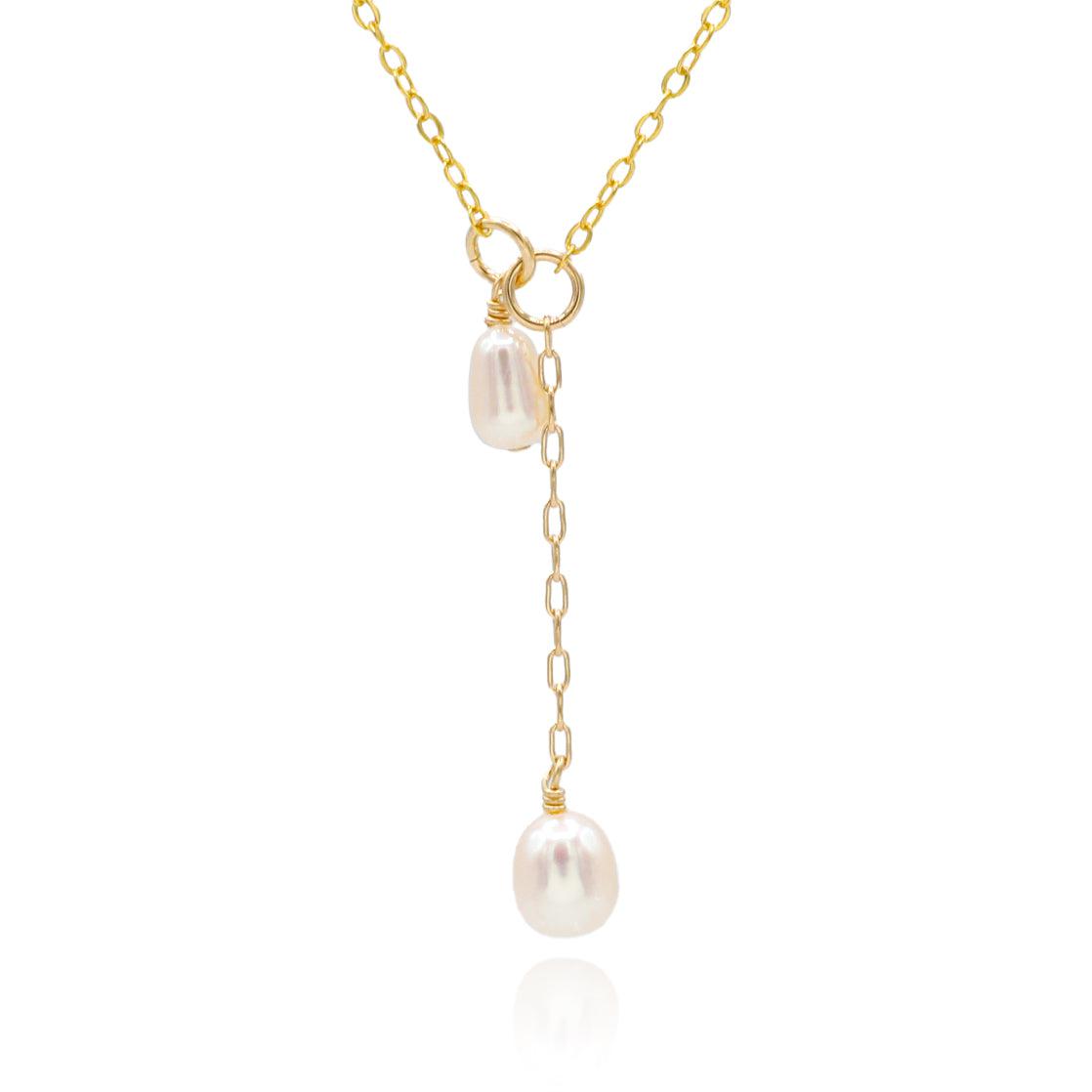 Pearl Twins Necklace